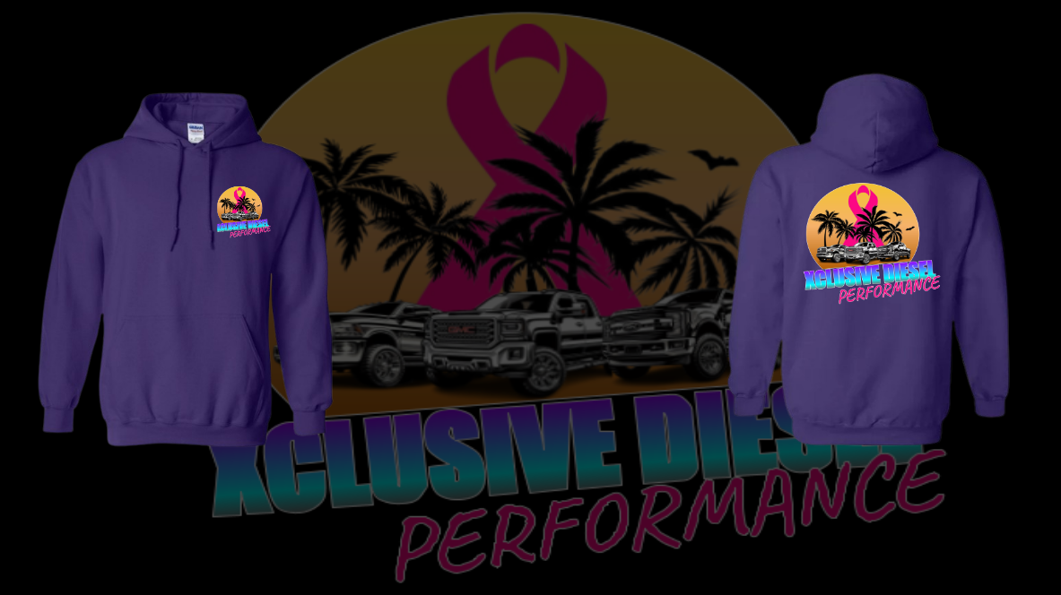 Xclusive Diesel Breast Cancer Awareness Hoodie