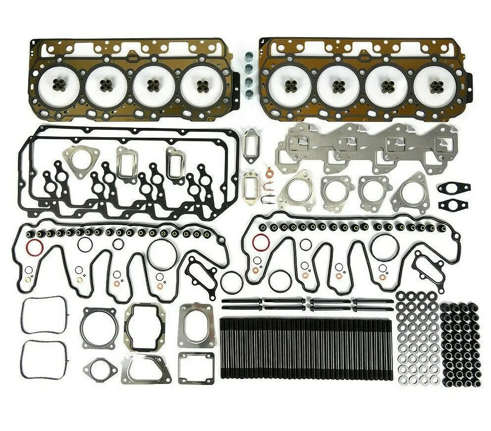 TrackTech Complete Top End Cylinder Head Gasket / Studs Service Kit For 07.5-10 Duramax LMM