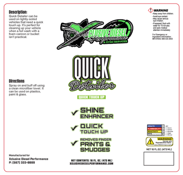 Xclusive Diesel Quick Detailer