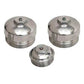 Beans Diesel 3-Piece Billet Fuel & Oil Filter Cap Set - 03-07 Ford 6.0L