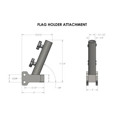 BulletProof Flag Holder Attachment