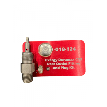 Exergy Duramax CP3 Rear Outlet Fitting and Plug Kit