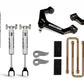 Cognito 3-Inch Performance Uniball Leveling Lift Kit With Fox PS 2.0 IFP Shocks for 20-22 Silverado/Sierra 2500/3500 2WD/4WD
