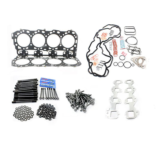 Duramax Head Gasket Kit - LB7, Grade C Gaskets, OEM Bolts