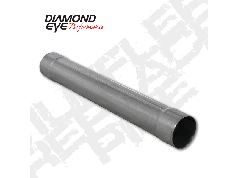 Diesel Muffler Replacement 27 Inch Steel 4 Inch Inlet/Oulet Aluminized Performance Muffler Replacement Diamond Eye