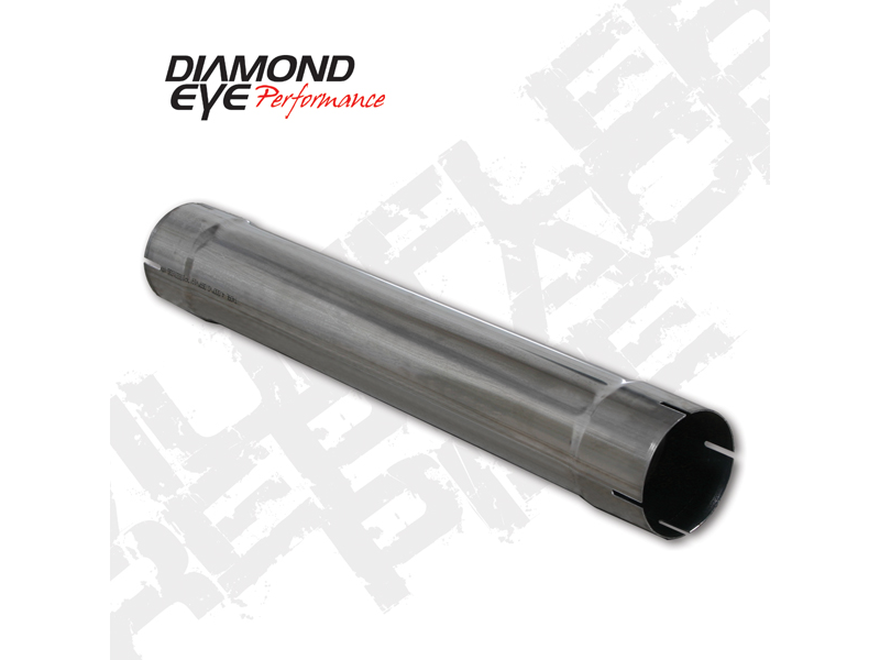 Diesel Muffler Replacement 27 Inch 4 Inch Inlet/Outlet Stainless Performance Muffler Replacement Diamond Eye