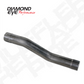 Exhaust Muffler 4 Inch Inlet/Outlet 35 Inch Stainless 04.5-Early 07RAM 2500/3500 Performance Series Diamond Eye
