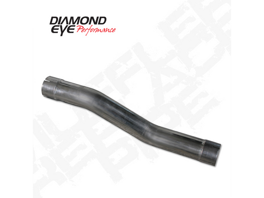 Exhaust Muffler 4 Inch Inlet/Outlet 35 Inch Stainless 04.5-Early 07RAM 2500/3500 Performance Series Diamond Eye