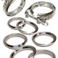 3.5 Inch V Band Clamp Stainless Steel 8 Piece Set 2C 3M 3F PPE Diesel