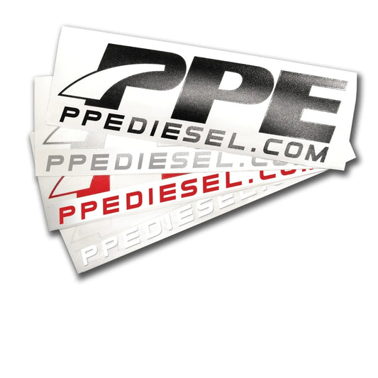 PPE Cut Vinyl Sticker 8.5x2.5 Black PPE Diesel