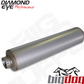 Exhaust Muffler 5 In. Inlet/Outlet Chambered Big Dog Baffled Aluminized Steel