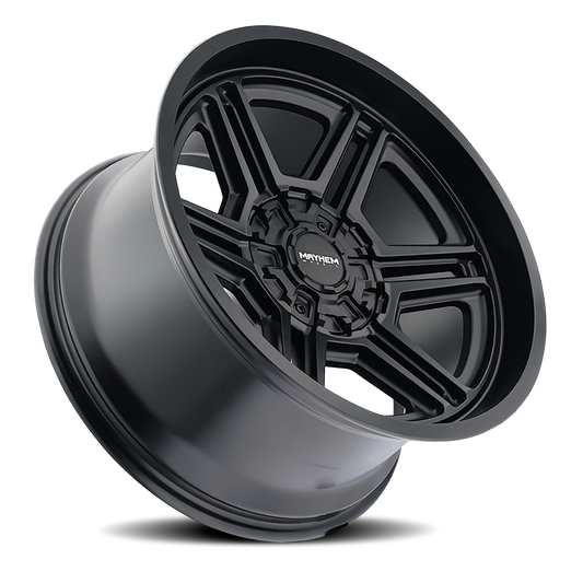 Mayhem Offroad Wheels Hermosa 8113 MB 20x10 Black -19 Off Set 6 Lug 4.75 BSM 106 Bore Cast Aluminum