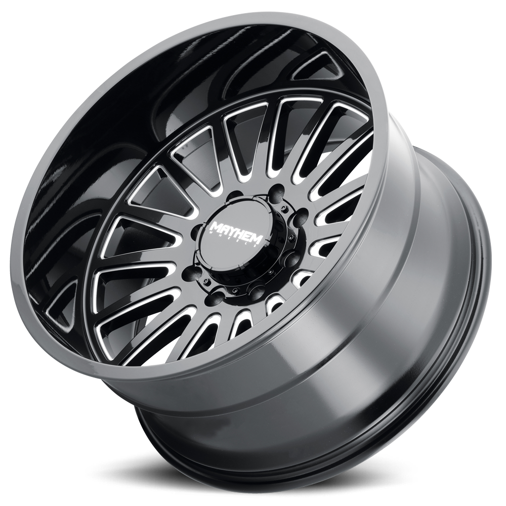 Mayhem Offroad Wheels Utopia 8114 20x10 Milled Black -19 Off Set 6 Lug 87.1 Bore Cast Aluminum