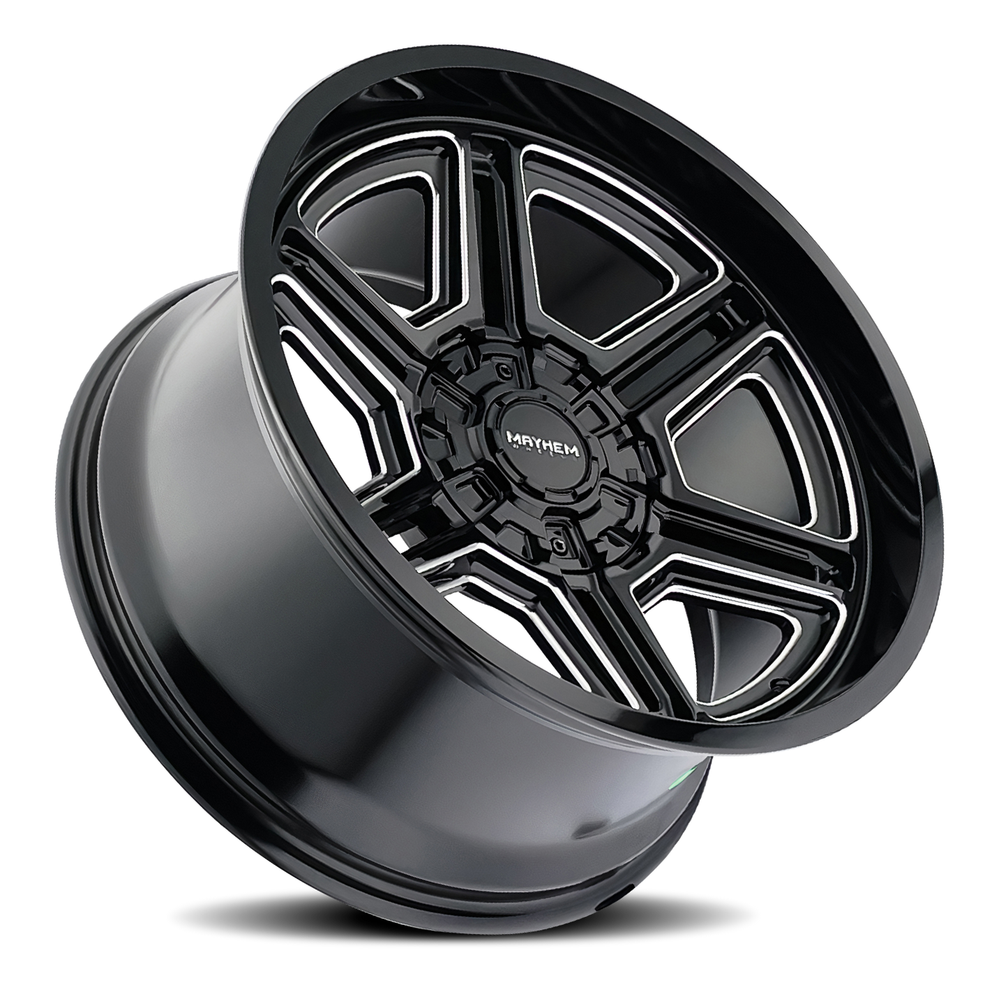 Mayhem Offroad Wheels Hermosa 8113 BM 20x10 Milled Black -25 Off Set 6 Lug 4.52 BSM 106 Bore Cast Aluminum