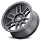 Mayhem Offroad Wheels Delta 8304 MB 20x9 Matte Black Lip Black -12 Off Set 8 Lug 4.53 BSM 125.2 Bore 170 Bolt Circle Cast Aluminum