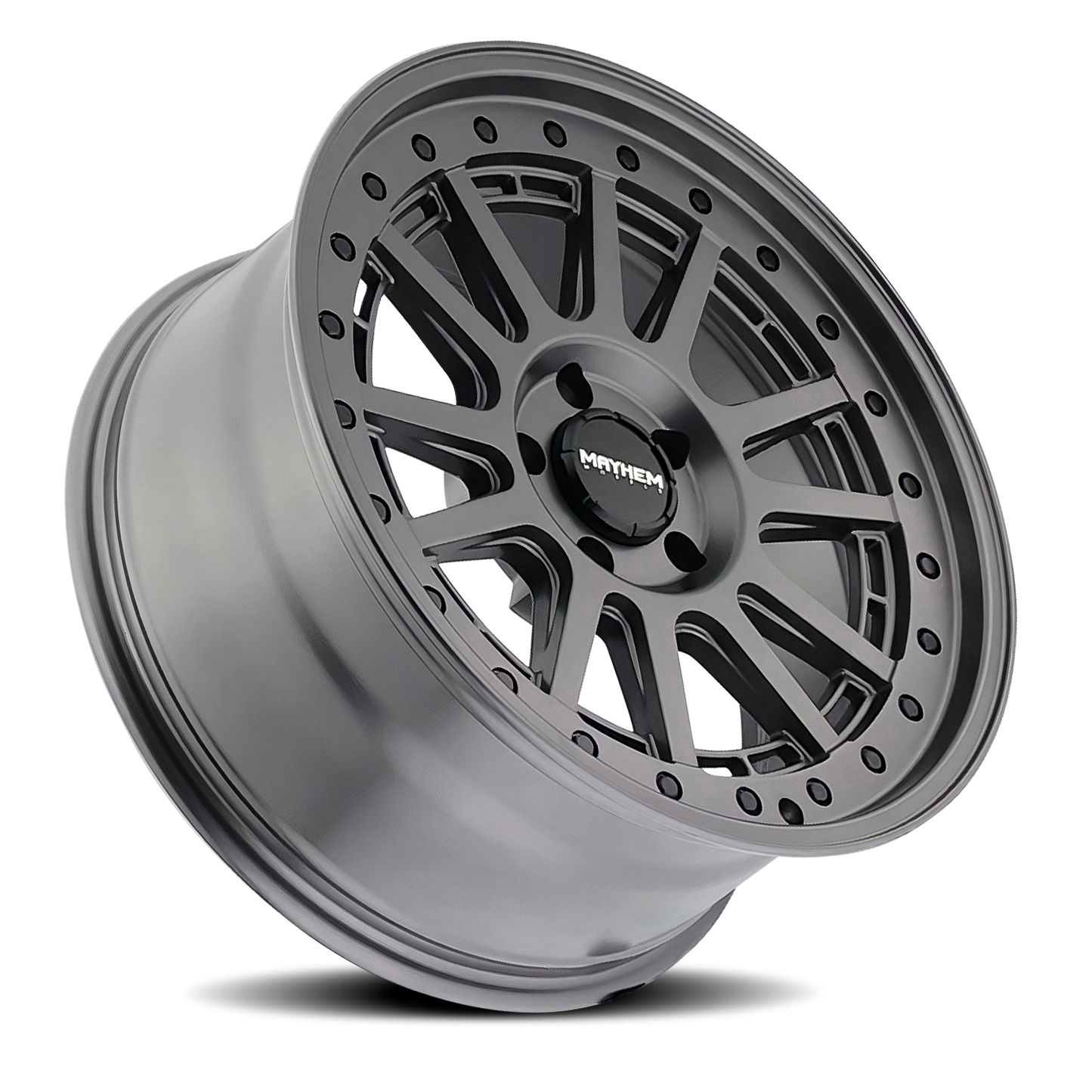 Mayhem Offroad Wheels Compass 8305 MGT 20x9 Matte Gunmetal 18 Off Set 6 Lug 5.71 BSM 87.1 Bore Cast Aluminum