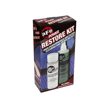 aFe Restore Kit (Cleaner w/Oil) - Aerosol w/Blue Oil - 90-50001