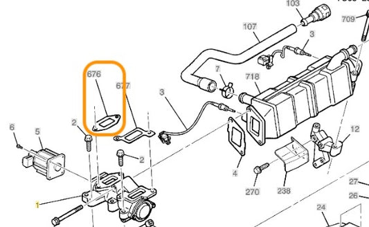 EGR Tube To EGR Valve Gasket | 2006 - 2010