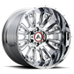 AB808 20X9 5X5.0 CHROME -12MM