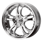 AR683 17X7.5 4X100 CHROME 45MM