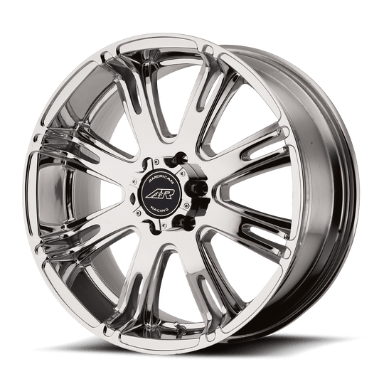 AR708 17X8.5 5X5.5 M-BLK MACH 20MM