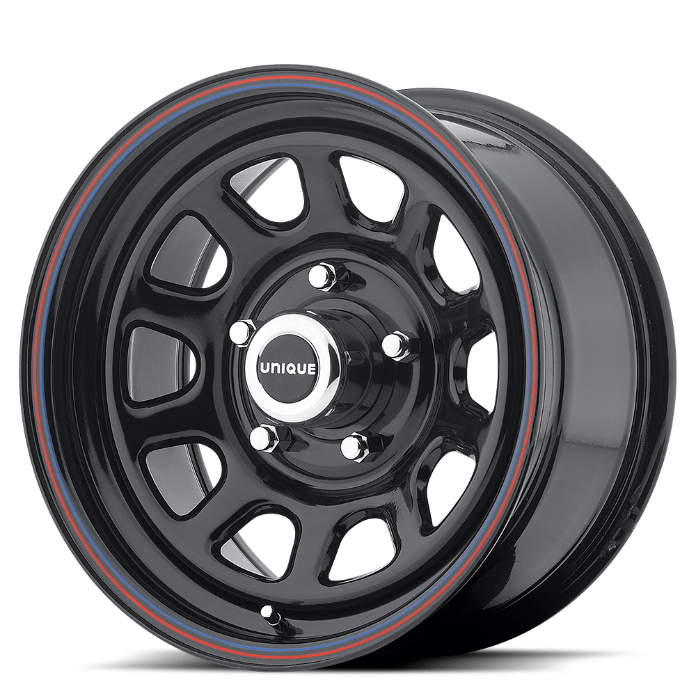 AR767 15X7 6X5.5 G-BLK W/ STRIPES 00MM