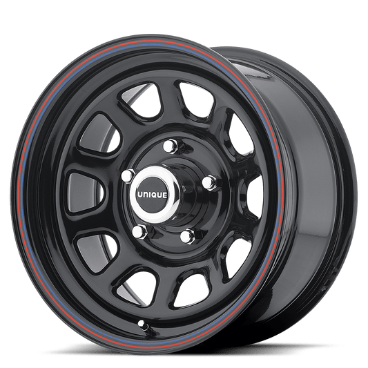 AR767 15X7 6X5.5 G-BLK W/ STRIPES 00MM