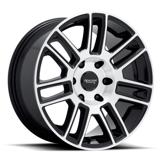 AR915 22X9 6X135 G-BLK MACH 30MM