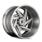 Spiral AT1906 Brushed Milled 24X14 5-127 -76MM 78.1MM Off Road Wheels American Truxx