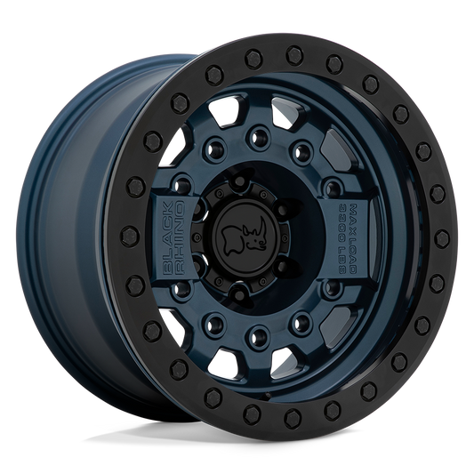 BRAVG 17X8.5 6X5.5 N-BLU BLK-HDW -30MM