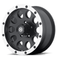 AX186 18X9 5X5.0 S-BLK MACH -24MM