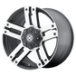 AX190 17X8.5 5X150 S-BLK MACH 30MM