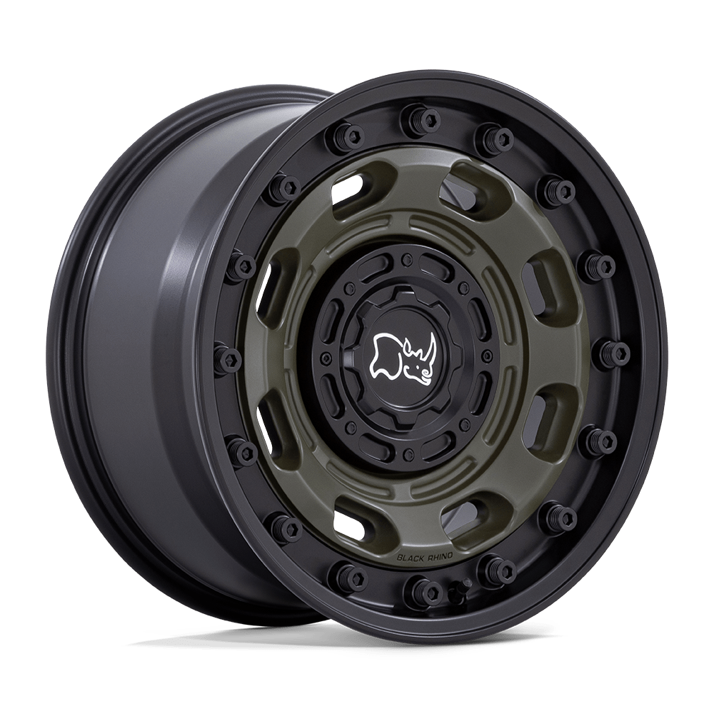 BR007 17X8.5 6X135/5.5 OD-GRN-BLK-LP -10MM