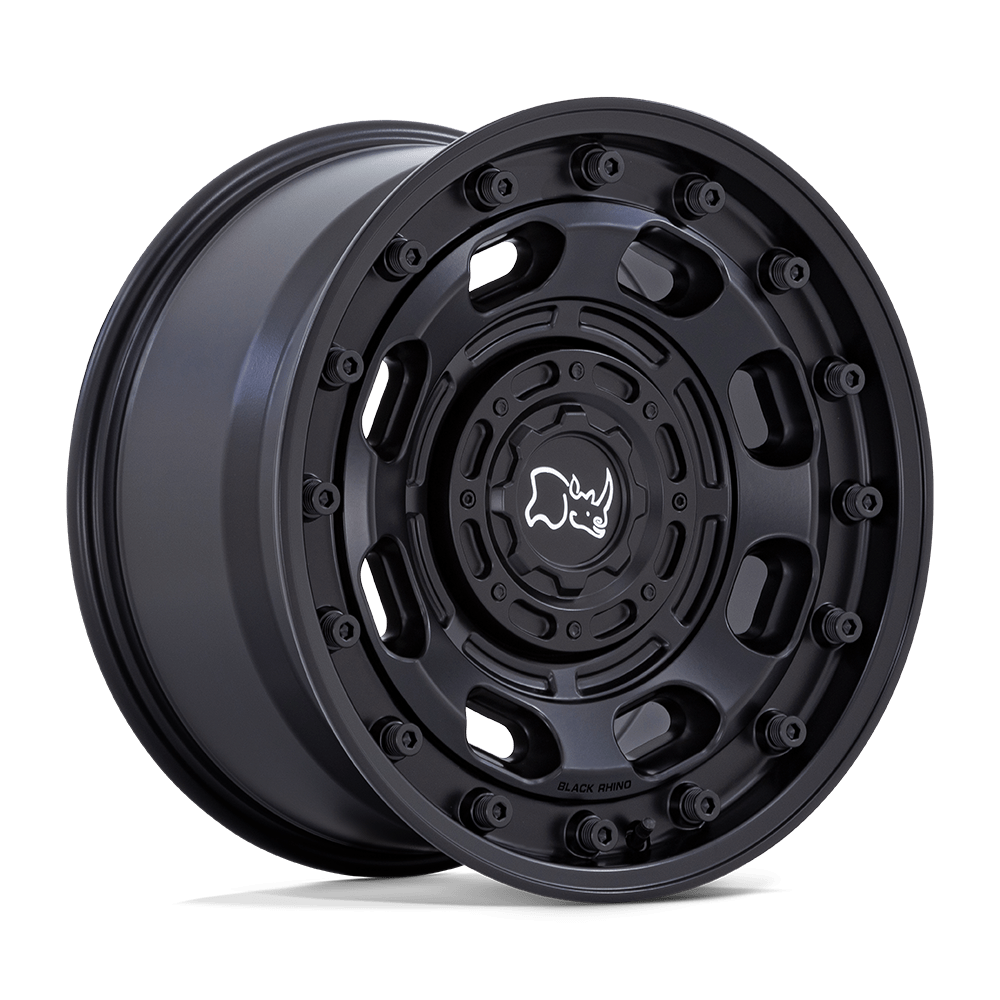 BR007 16X8 BLANK M-BLK -10MM (108-155)