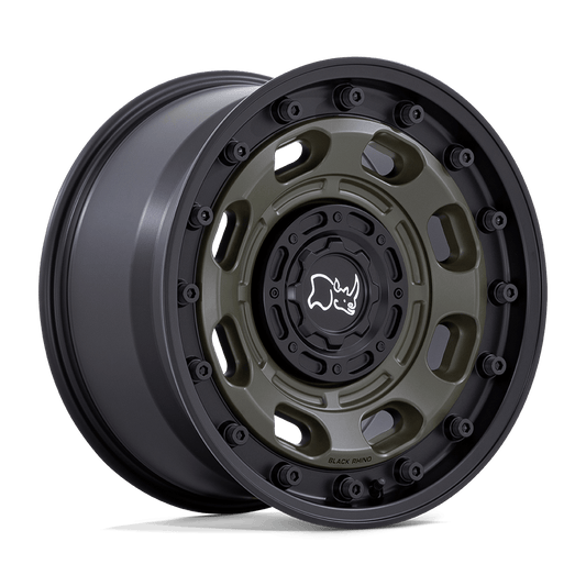 BR007 16X8 5X160 OD-GRN-BLK-LP 38MM