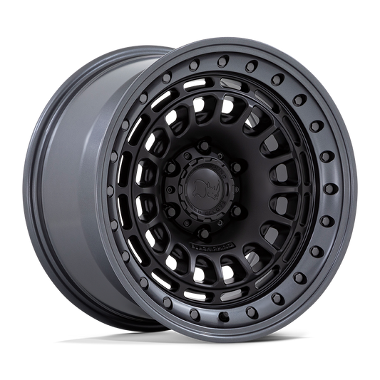 BR014 17X9 6X4.5 M-BLK-GNMTL 0MM