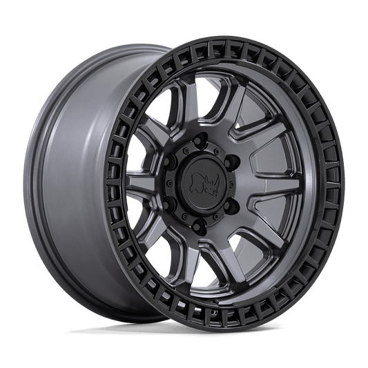 BR001 17X8.5 5X5.0 M-GNMTL BLK-LP -10MM