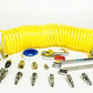 Air Tank Curly Hose and Accessory Kit 25 Foot Hose Pacbrake