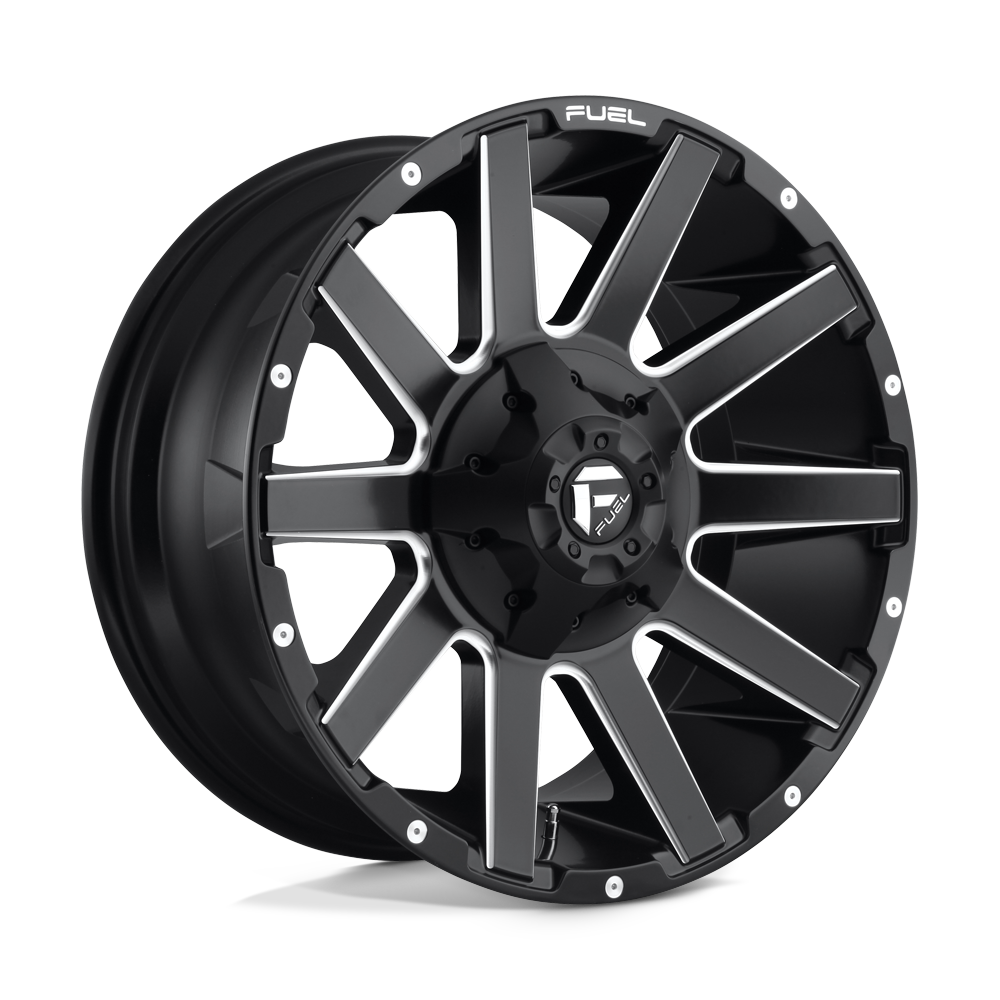 D616 20X9 8X6.5 MT-BLK-MIL 20MM