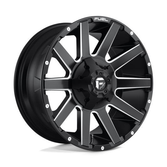 D616 20X9 8X6.5 MT-BLK-MIL 20MM