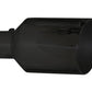 Exhaust Tail Pipe Tip 4 in ID X 10 in OD X 18 in L Rolled W 10 in Tip Bolt On Hardware Not Incl Black Finish 304 Stainless Steel Pypes Exhaust