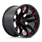 D823 20X12 5X5.0 G-BLK MILL C-RED -44MM