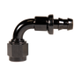 -8 90deg to Hose Barb Black