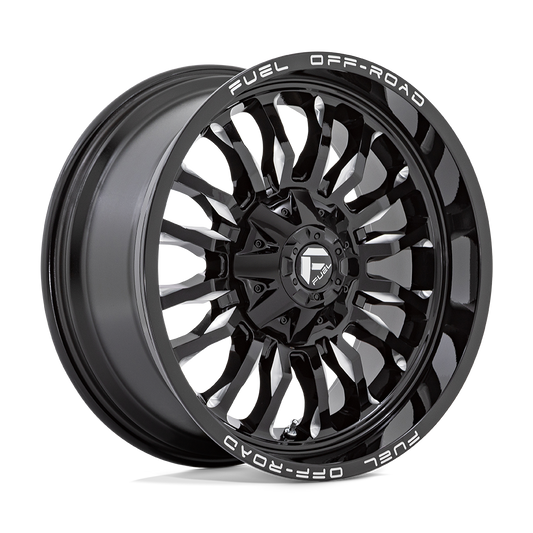D795 20X10 8X6.5 G-BLK-MILL -18MM