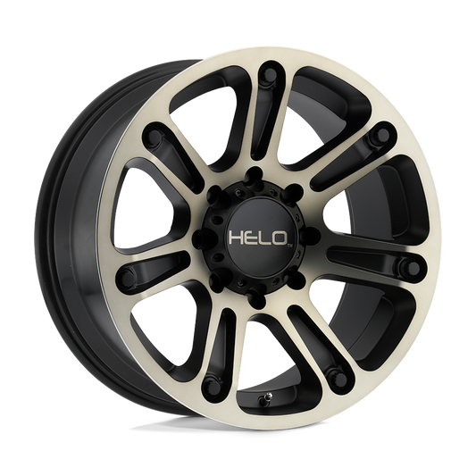HE904 17X9 5X5.0 S-BLK MACH DTCC 00MM