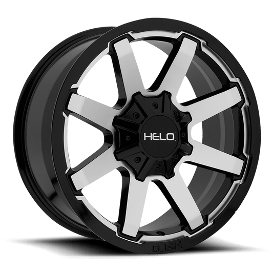 HE909 18X9 5X5.0/5.5 G-BLK MACH 00MM