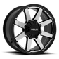 HE909 18X9 6X135/5.5 G-BLK MACH 00MM