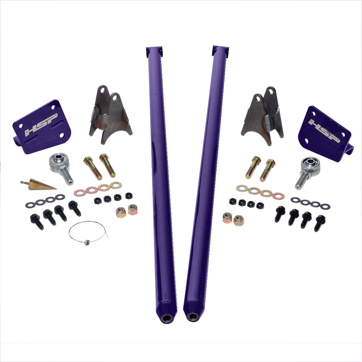58 Inch Traction Bars For 03-13 Dodge RAM 2500 and 03-18 RAM 3500-Illusion Purple HSP Diesel