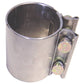 Exhaust Muffler Band Clamp 3 in Natural 304 Stainless Steel Pypes Exhaust
