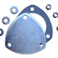 Exhaust Flange Dump Plate Kit 3 in Hardware Incl Natural 304 Stainless Steel Pypes Exhaust